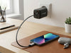 Technaxx 30W Schnellladegerät A+C selbstaufrollendes Kabel TX-365