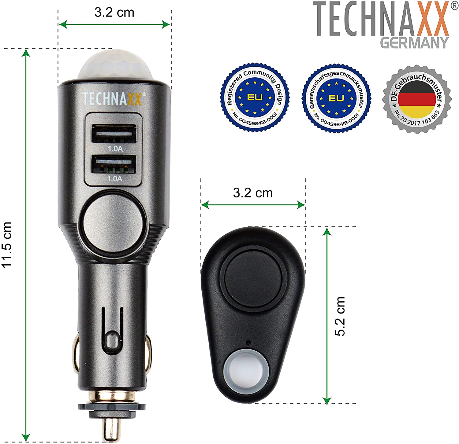– MOBILE ALARM shop-technaxx AUTO & TX-100 TECHNAXX UNIVERSAL